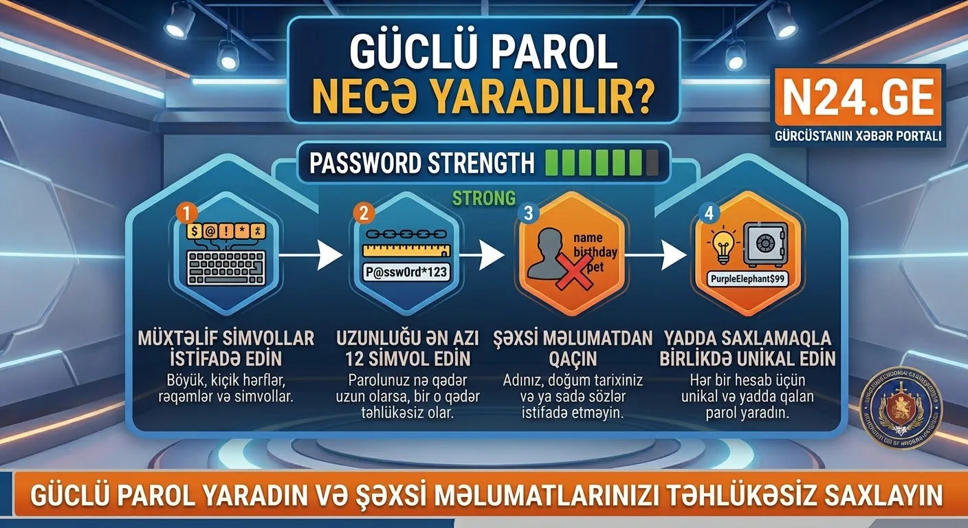 Güclü parol necə yaradılır?