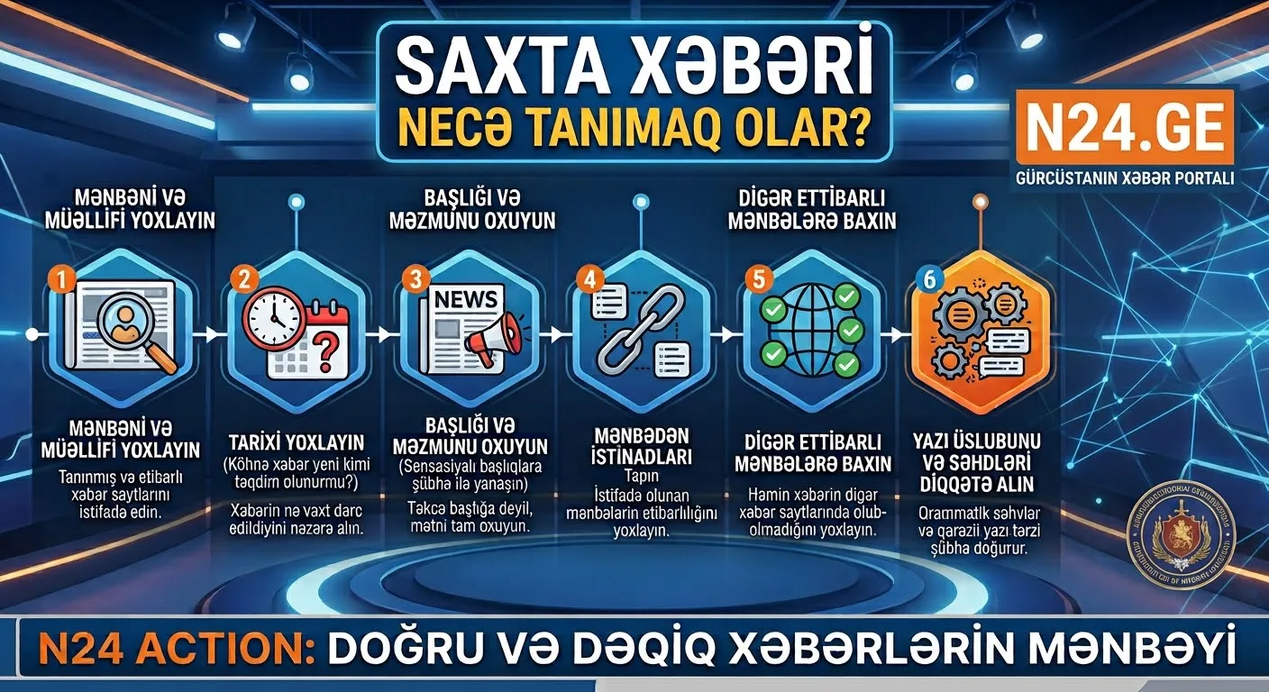 Saxta xəbəri necə tanımaq olar?