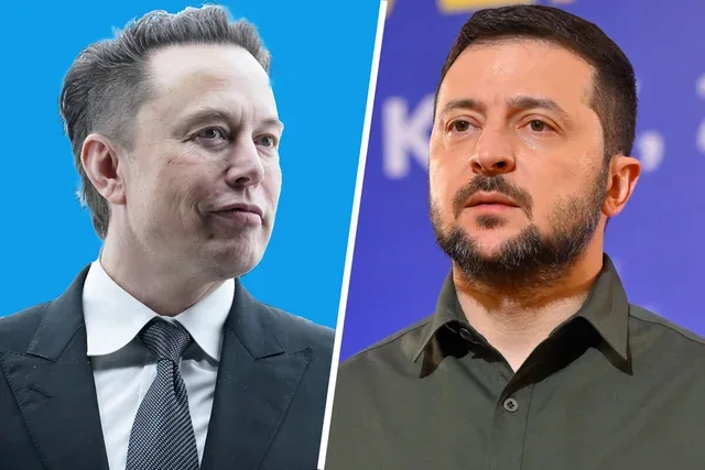 Volodimir Zelenski İlon Maska müraciət etdi